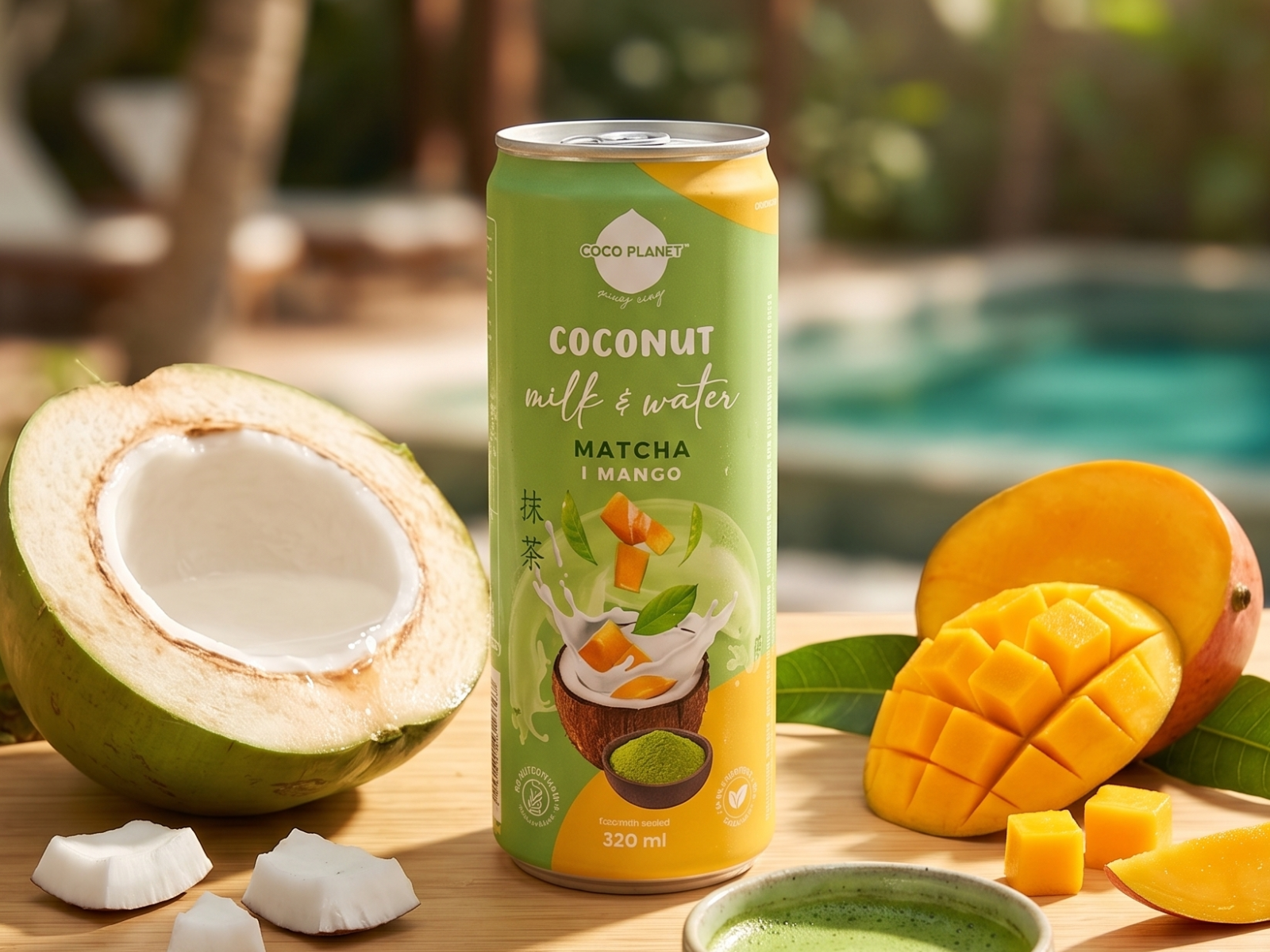 Coco Planet Matcha i mango