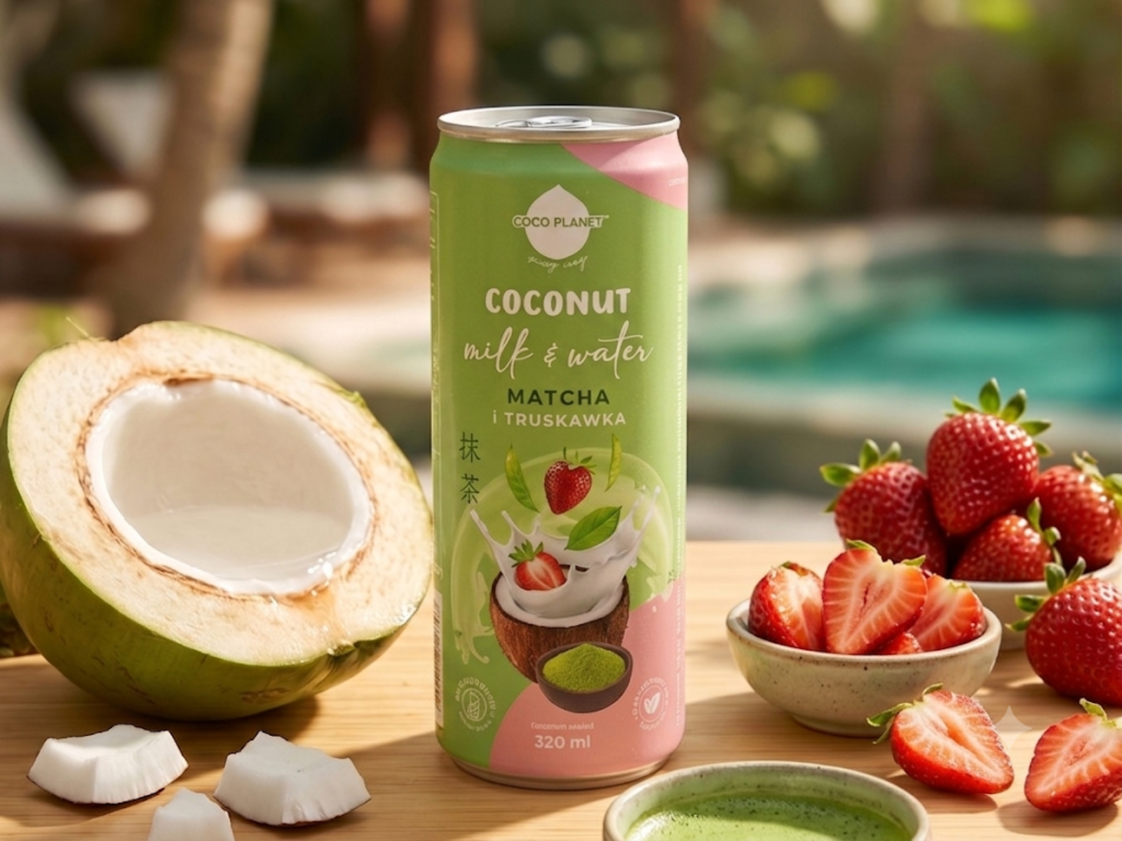 Coco Planet Matcha i truskawka